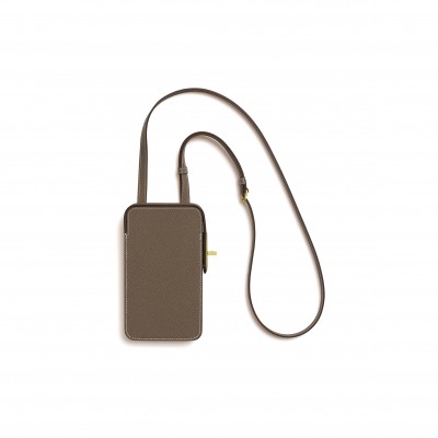 HERMÈS MASTER HAC A BOX PHONE CASE GOLD HARDWARE H08416 (17.5*10.3*2.4cm)